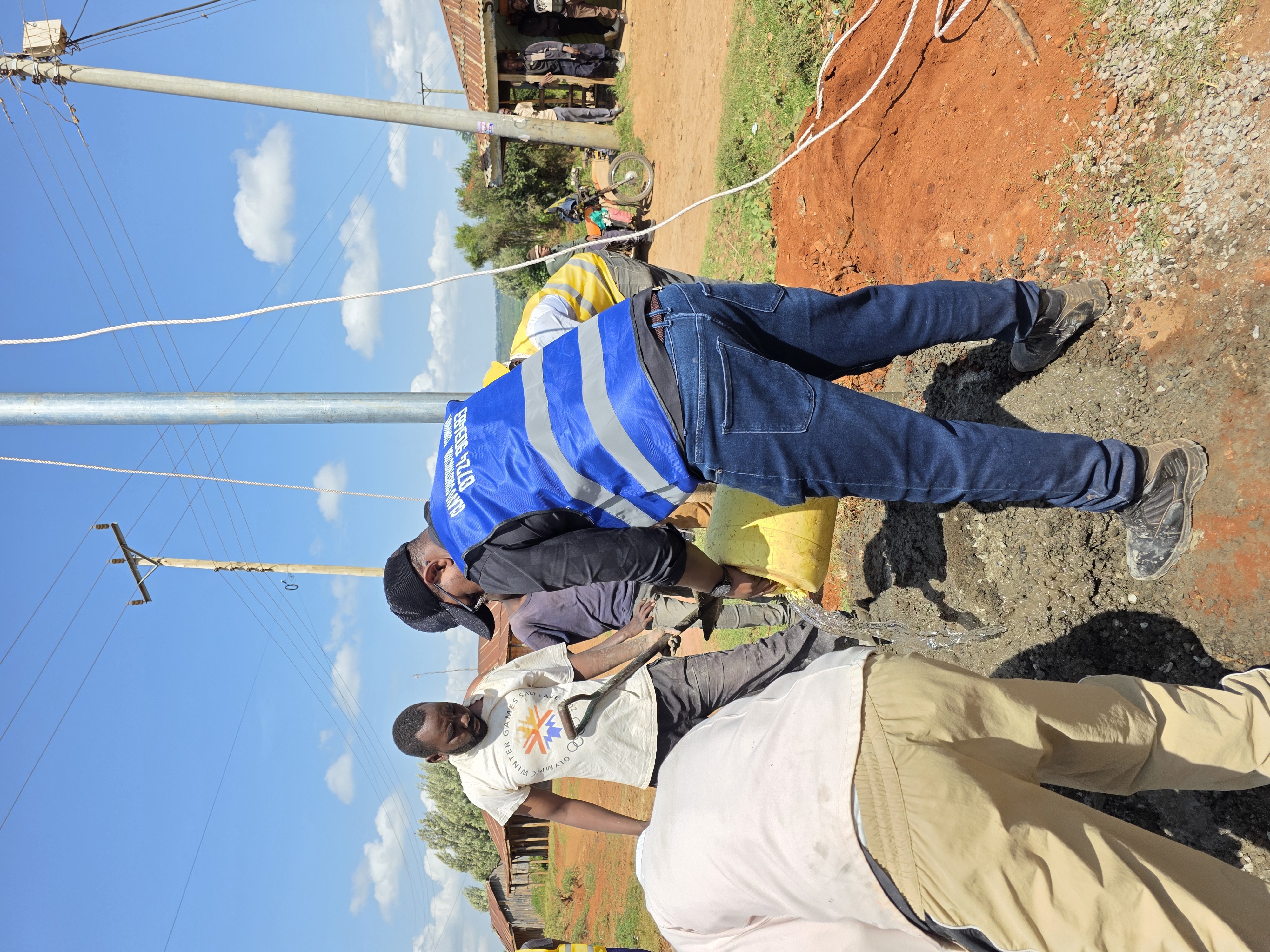 Ndurumo Center high-mast lighting installation