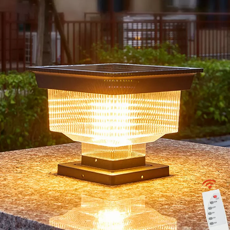 Solar pillar light example 4