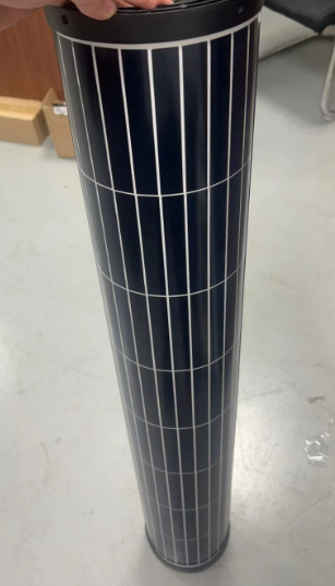 Solar tube modules in storage